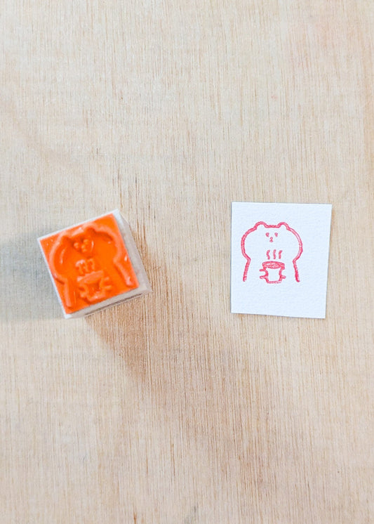 TONIKAKU HOKKAIDO Stamps Relax Time Bear Stamp - Tonikaku Hokkaido