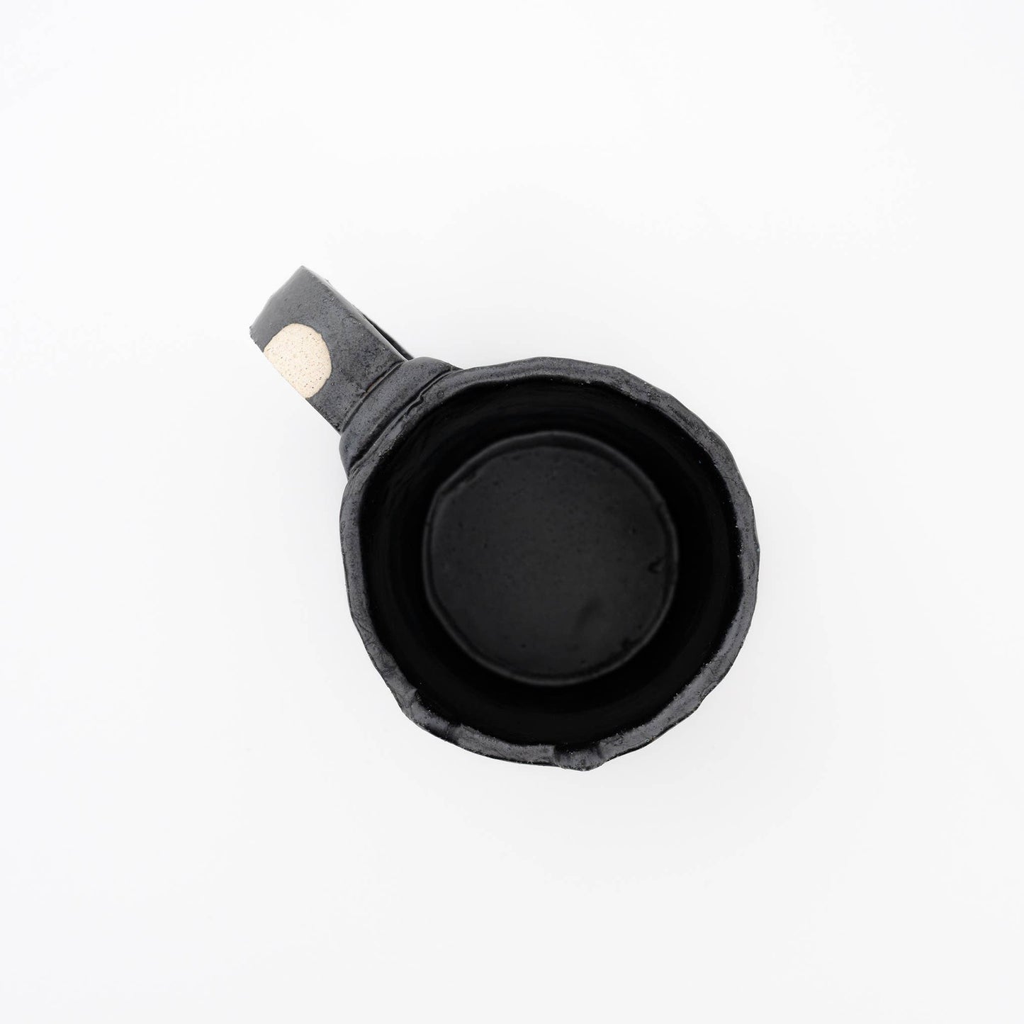 U PLUS INC Handcrafted Black Cat Mug – Japanese Ceramic Cup (270ml)