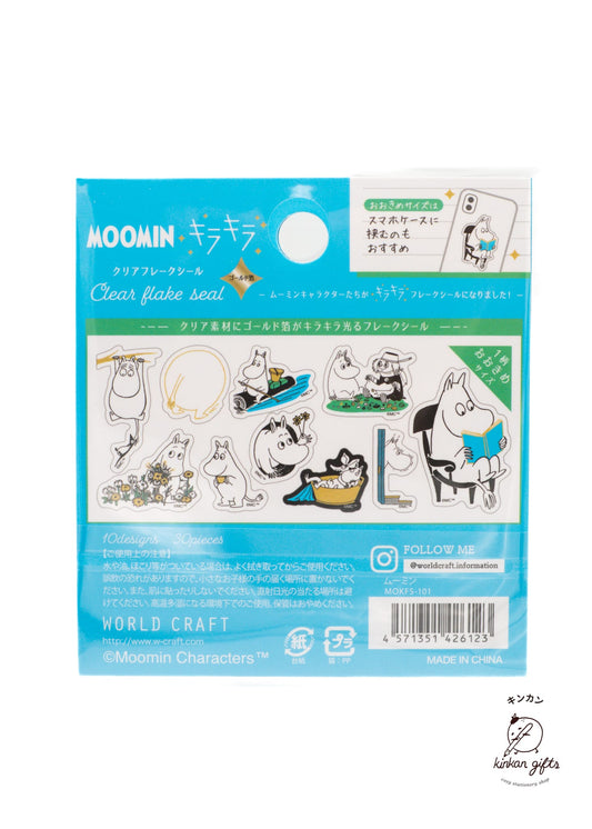WORLD CRAFT CO.,LTD. World Craft - Clear Flake Seal - Moomin - Life