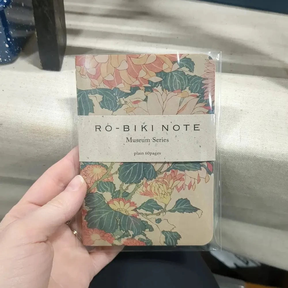 YAMAMOTO PAPER Notebooks & Notepads RO-BIKI NOTE MUSEUM SERIES KIKU Chrysanthemums Museum Series RO-BIKI NOTE