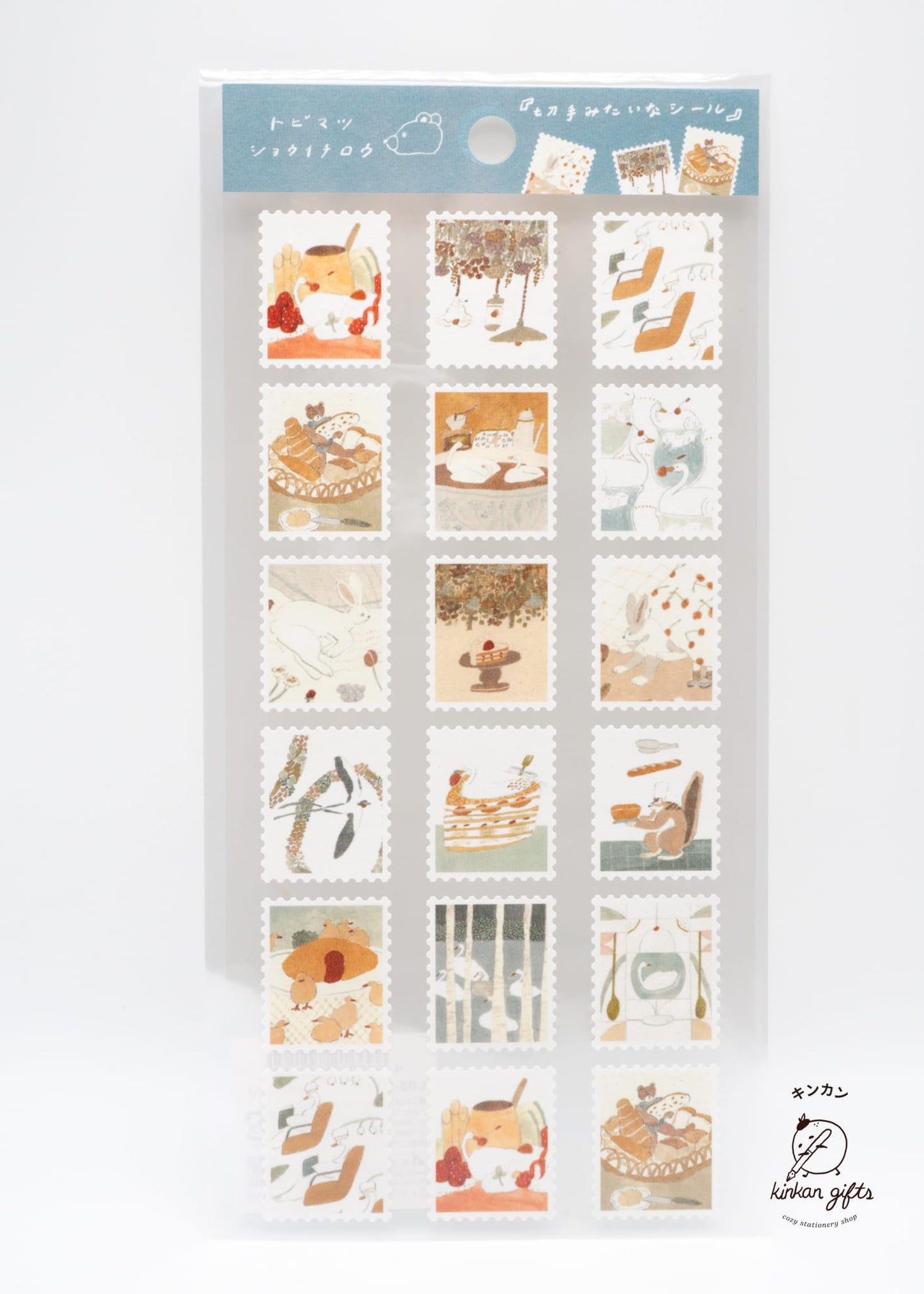 ACTIVE CORPORATION Like a Stamp Tobimatsu Shochirou Stickers Cotton Paper Sticker - Frame