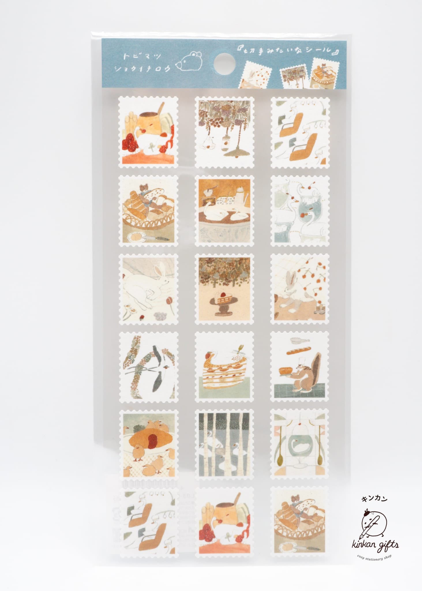 ACTIVE CORPORATION Like a Stamp Tobimatsu Shochirou Stickers Cotton Paper Sticker - Frame