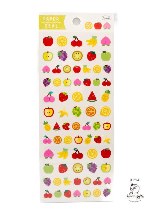 ACTIVE CORPORATION SEAL - Fruits - Paper Seal