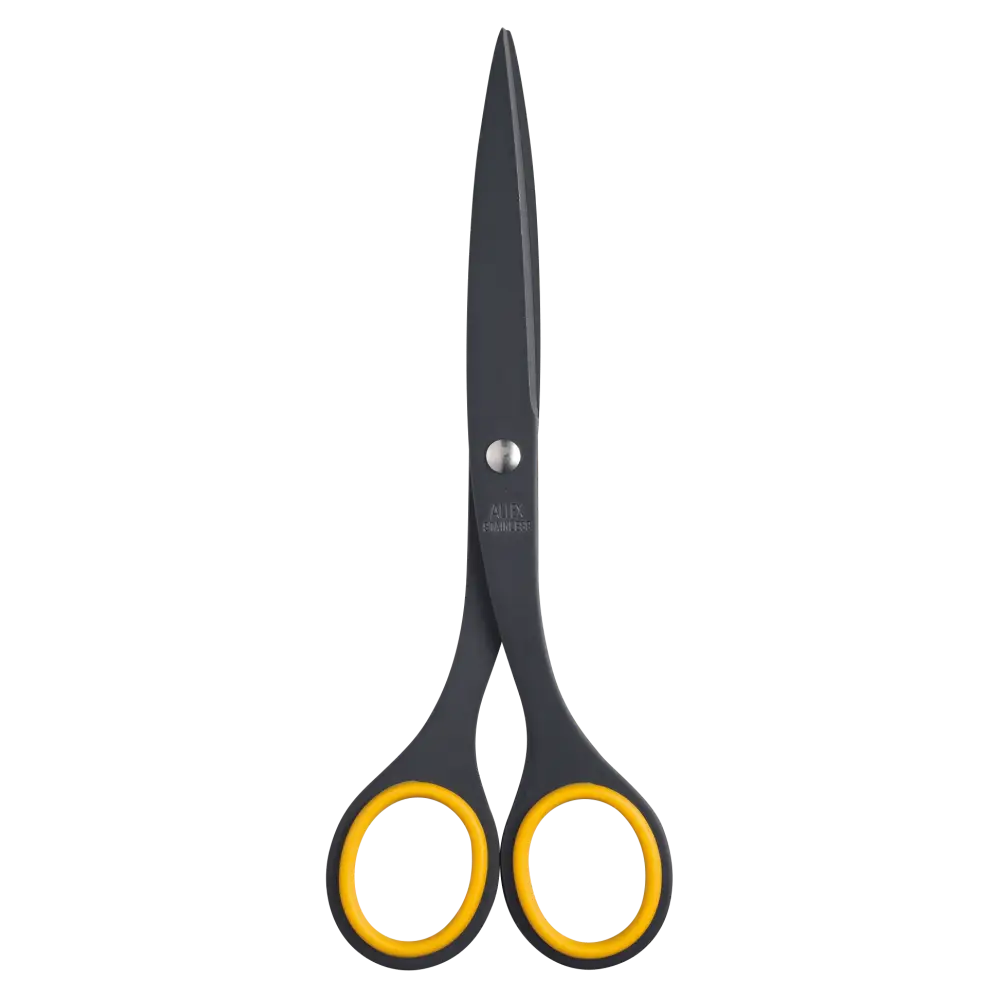 "Japacolle" Japan Collections Allex S-165F Office scissors (M) Black: Black