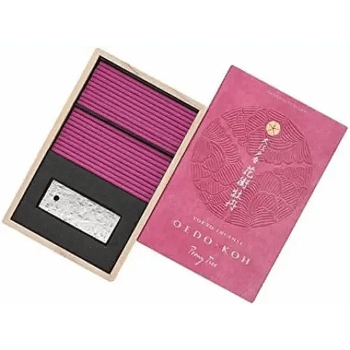 Amazon Incense Peony Tree Incense - 60 Sticks w/Incense Holder by NIPPON KODO