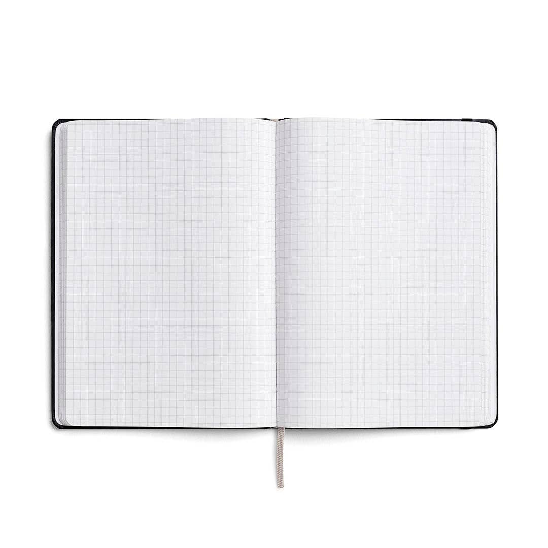 Ameico Black Karst - A5 Hardcover Notebook - Grid