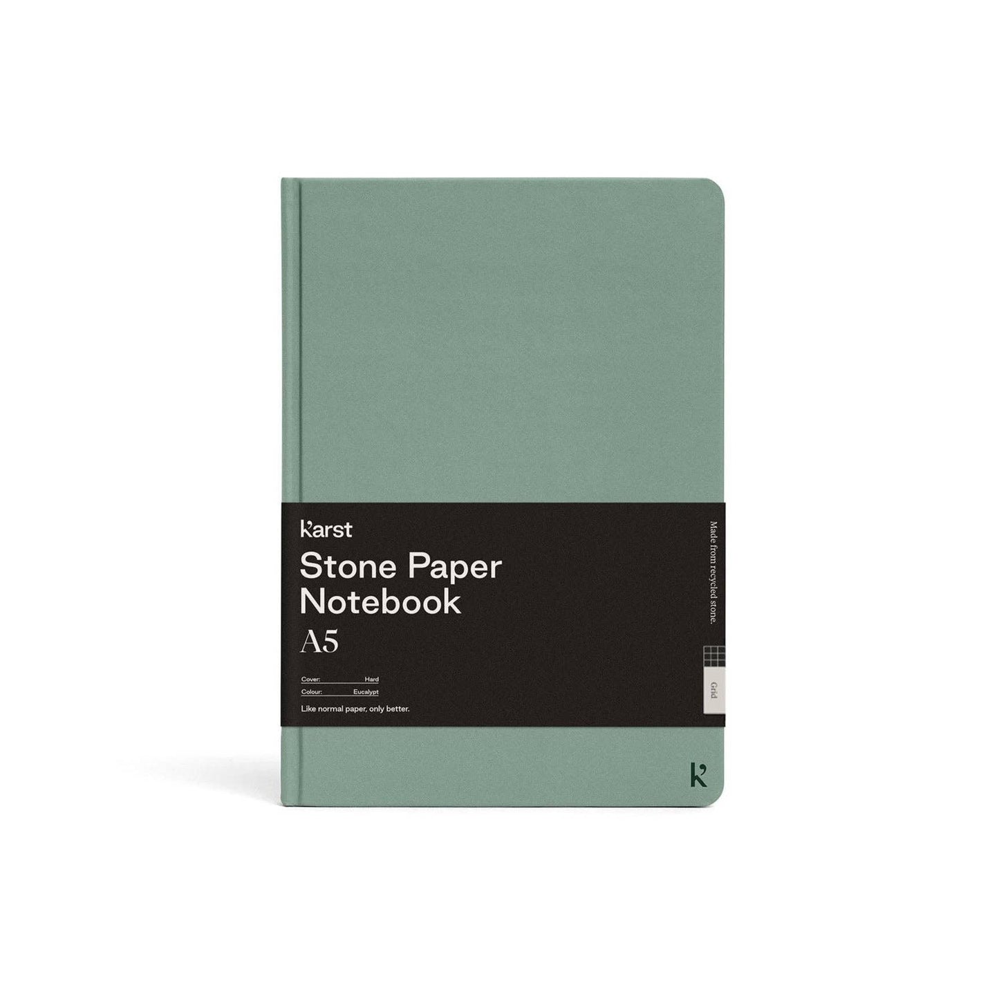 Ameico Black Karst - A5 Hardcover Notebook - Grid