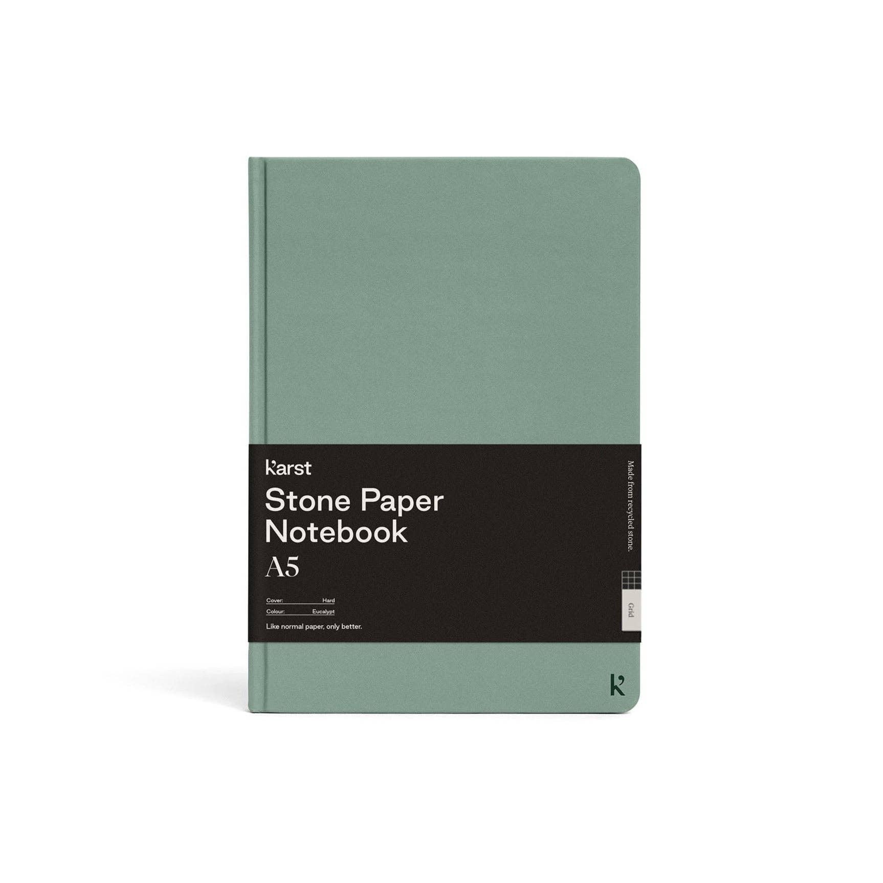 Ameico Black Karst - A5 Hardcover Notebook - Grid