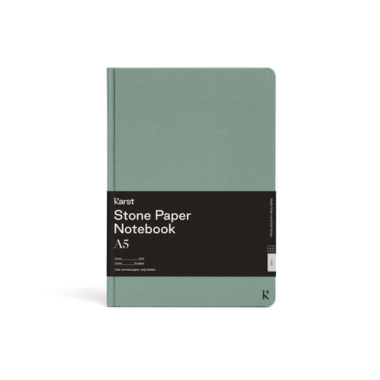 Ameico Black Karst - A5 Hardcover Notebook - Grid