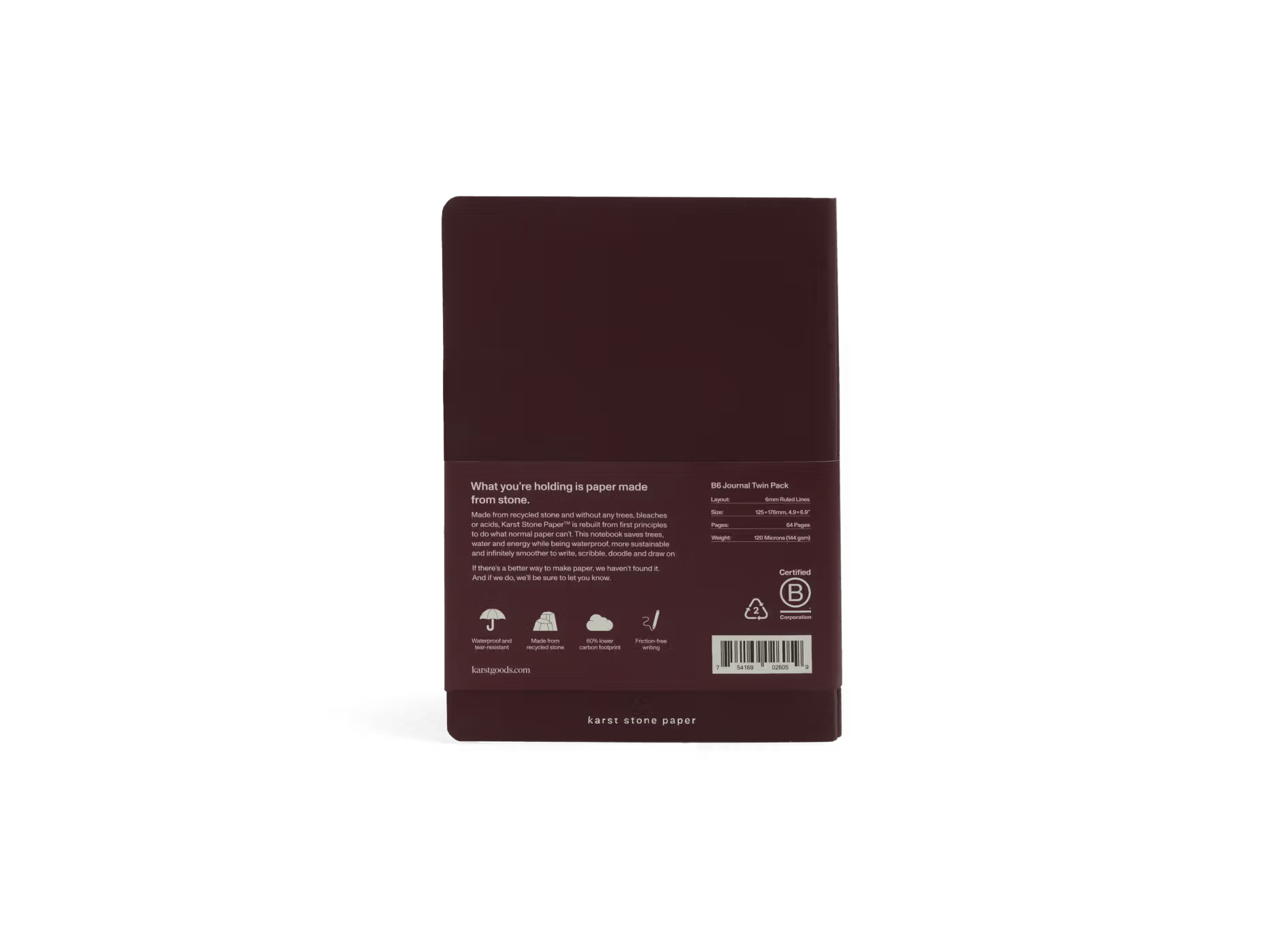 Ameico Karst - B6 Twin Pack Journal