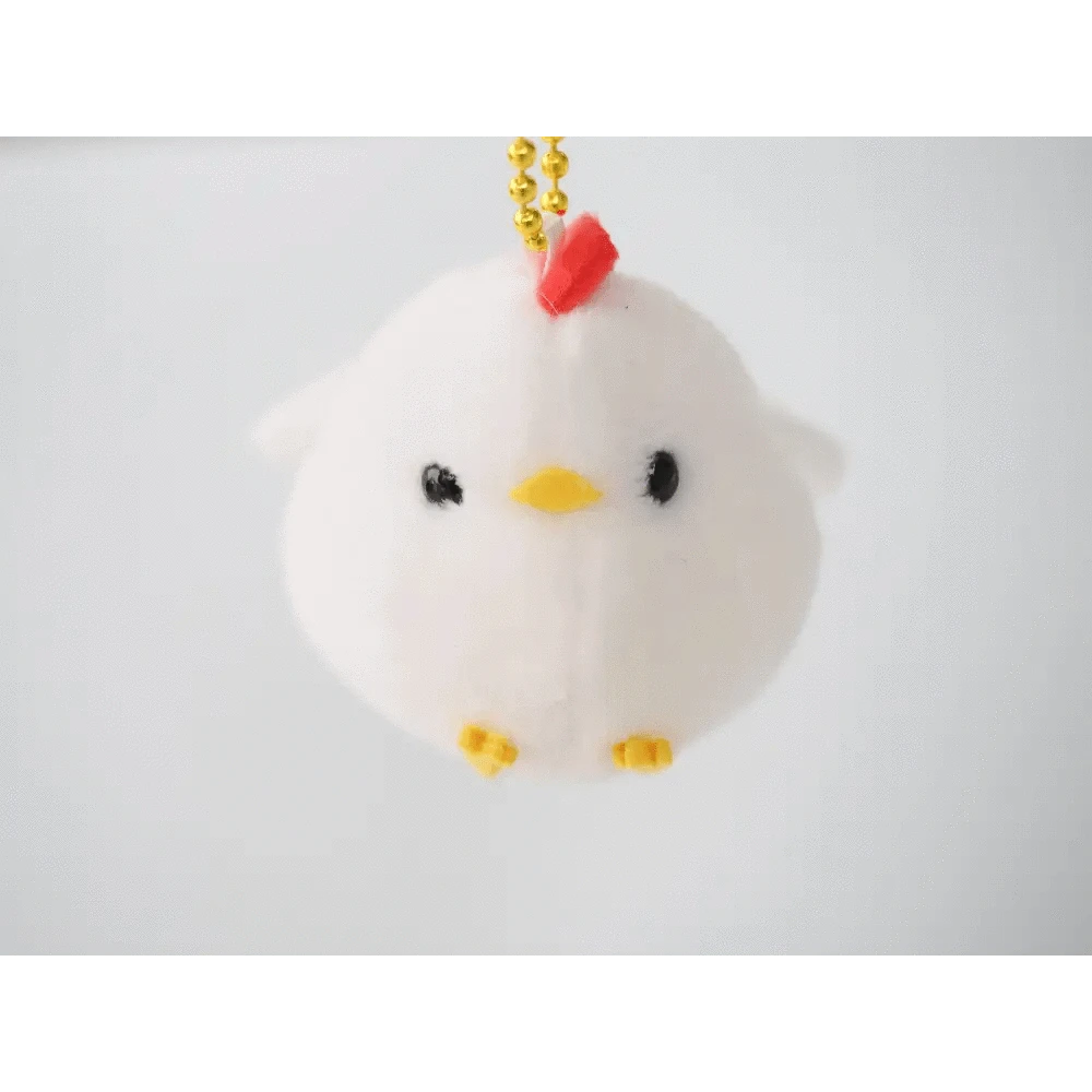 Amuse,Inc. Keychains Chicken Keychain Plush