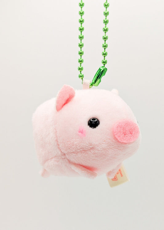 Amuse,Inc. Keychains Pig Plush Keychain - Puchimaru