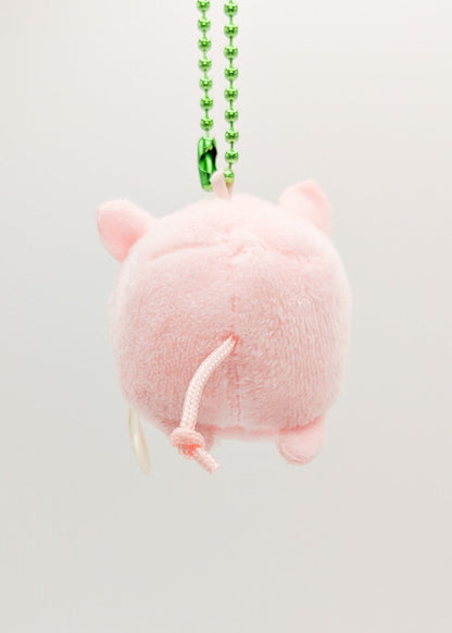 Amuse,Inc. Keychains Pig Plush Keychain - Puchimaru