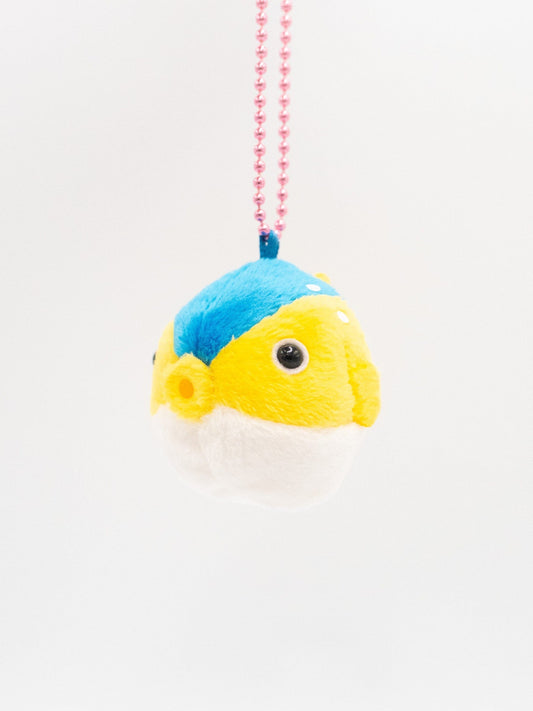 Amuse,Inc. Keychains Plush Blowfish Keychain