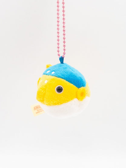 Amuse,Inc. Keychains Plush Blowfish Keychain