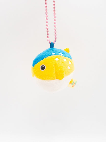 Amuse,Inc. Keychains Plush Blowfish Keychain