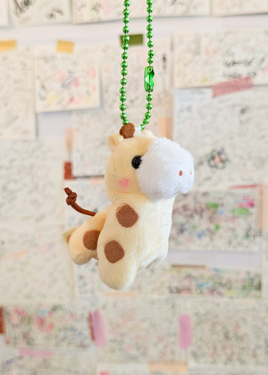 Amuse,Inc. Keychains Plush Giraffe Keychain - Puchimaru