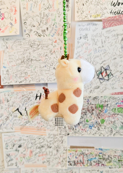 Amuse,Inc. Keychains Plush Giraffe Keychain - Puchimaru