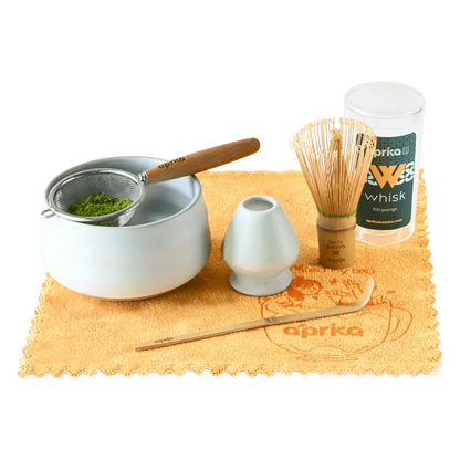 Aprikalife Tea & Tea Sets White Ceremonial Matcha Starter Kit (6pcs), Christmas Gift Set