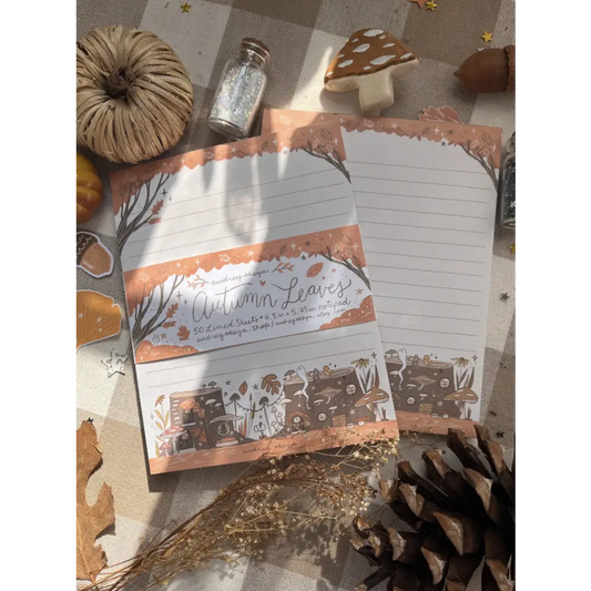 Autumn Leaves Notepad