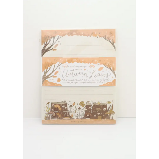 Autumn Leaves Notepad