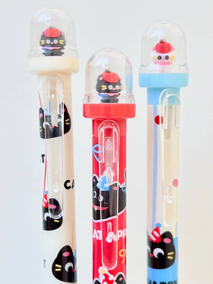 BCmini 22725 Apple Cat Retractable Gel Pen-36