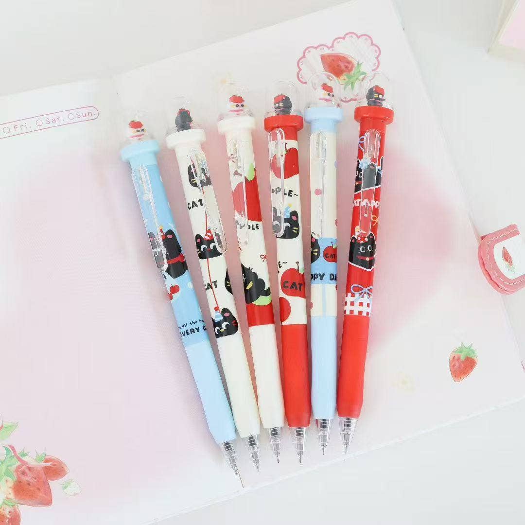 BCmini 22725 Apple Cat Retractable Gel Pen-36