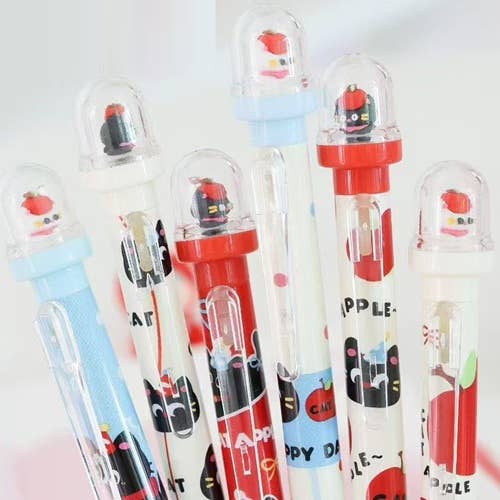 BCmini 22725 Apple Cat Retractable Gel Pen-36