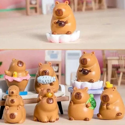 BCmini Blind Box Capybara Life Figureine Blind Box