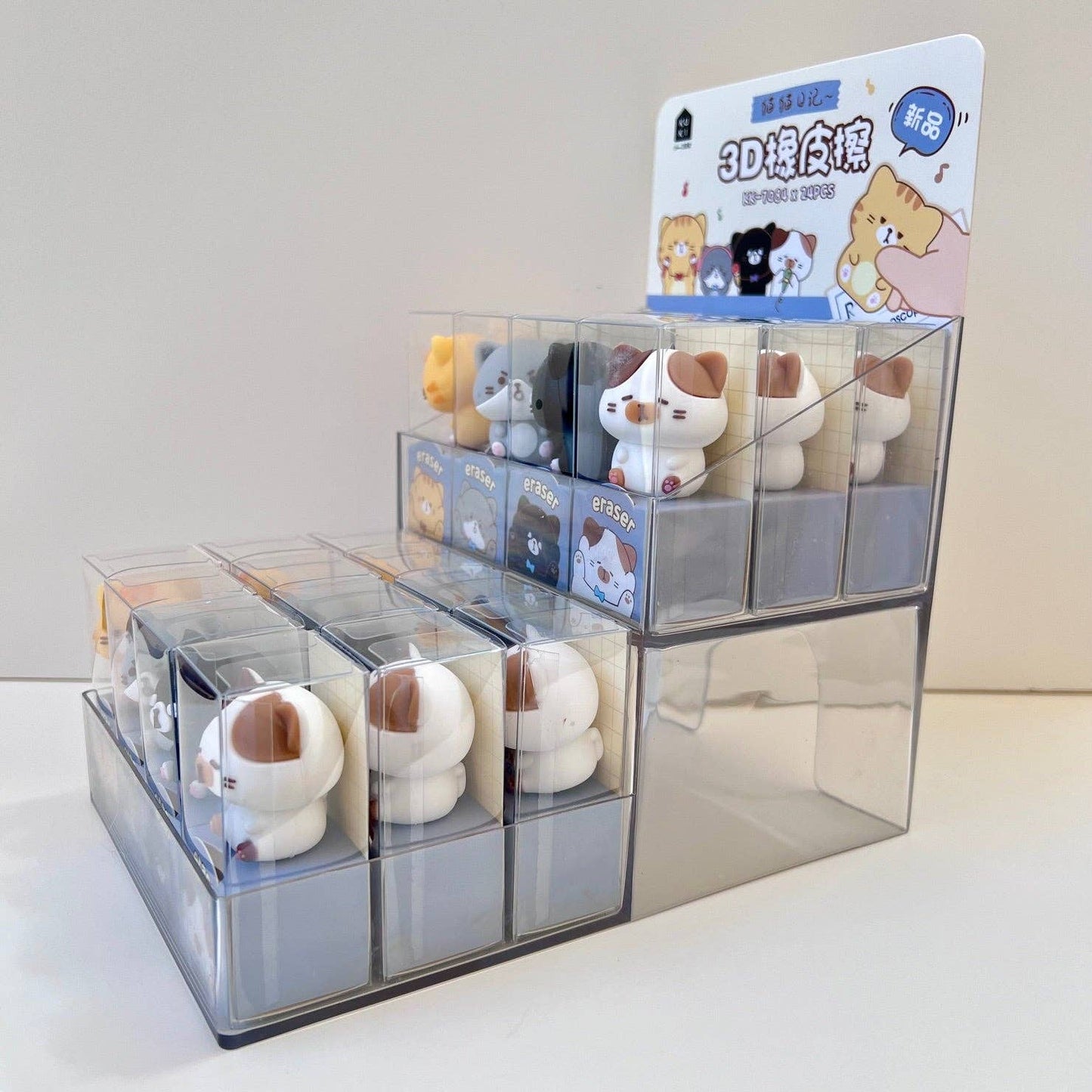 BCmini Cat Diary Erasers-24