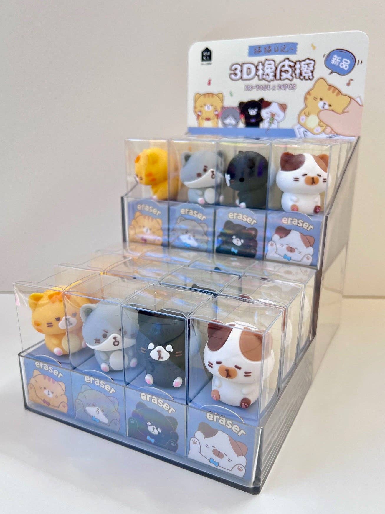 BCmini Cat Diary Erasers-24
