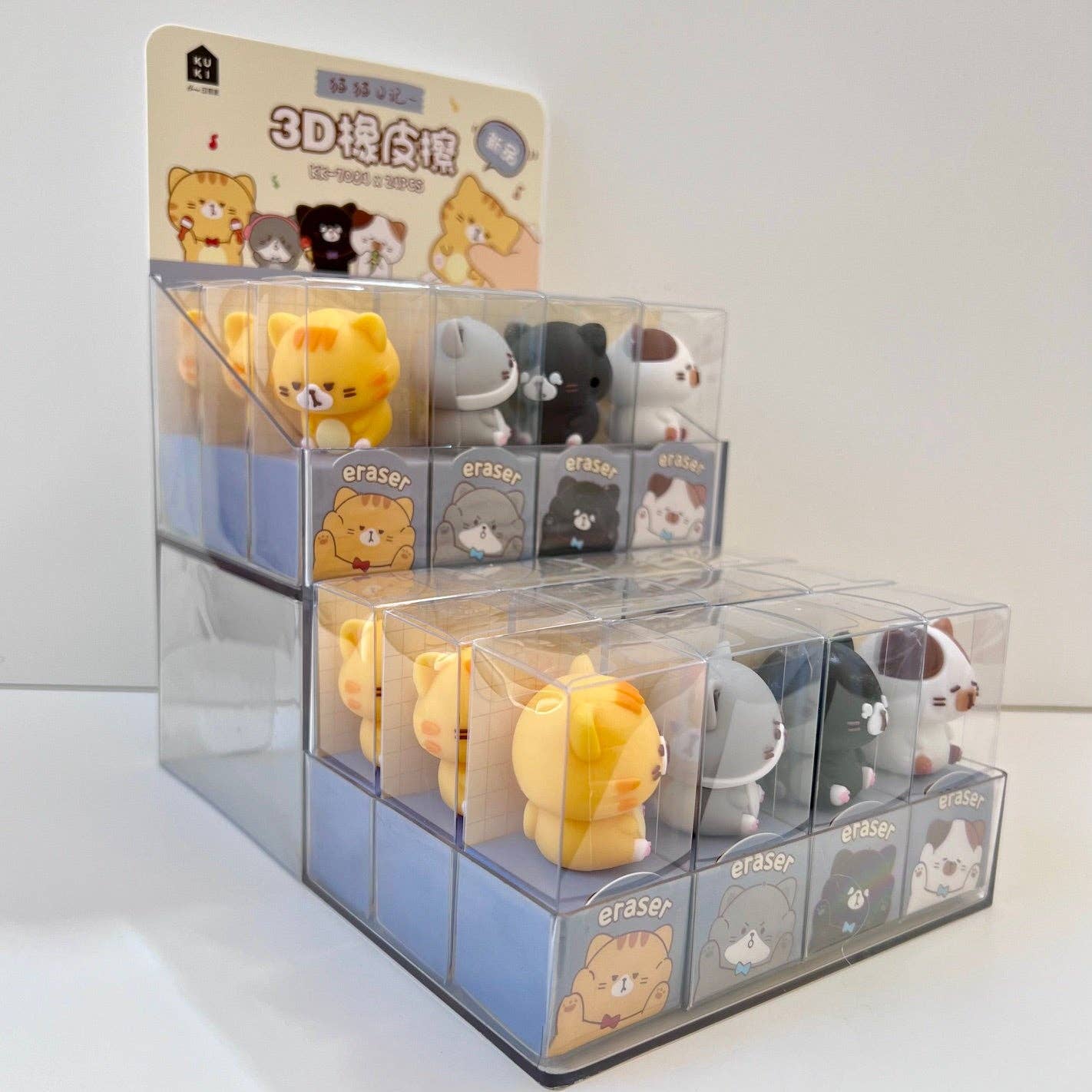 BCmini Cat Diary Erasers-24