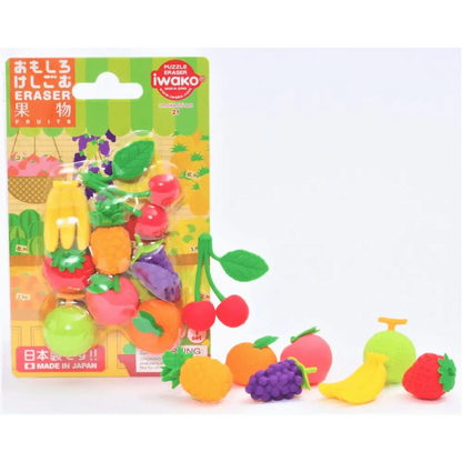 BCmini Erasers Iwako Fruit Eraser Card