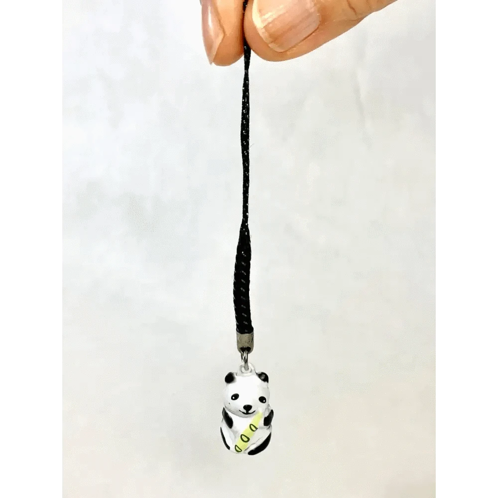 Panda Ringing Bell Kinkan Gifts | Panda Bamboo Bell