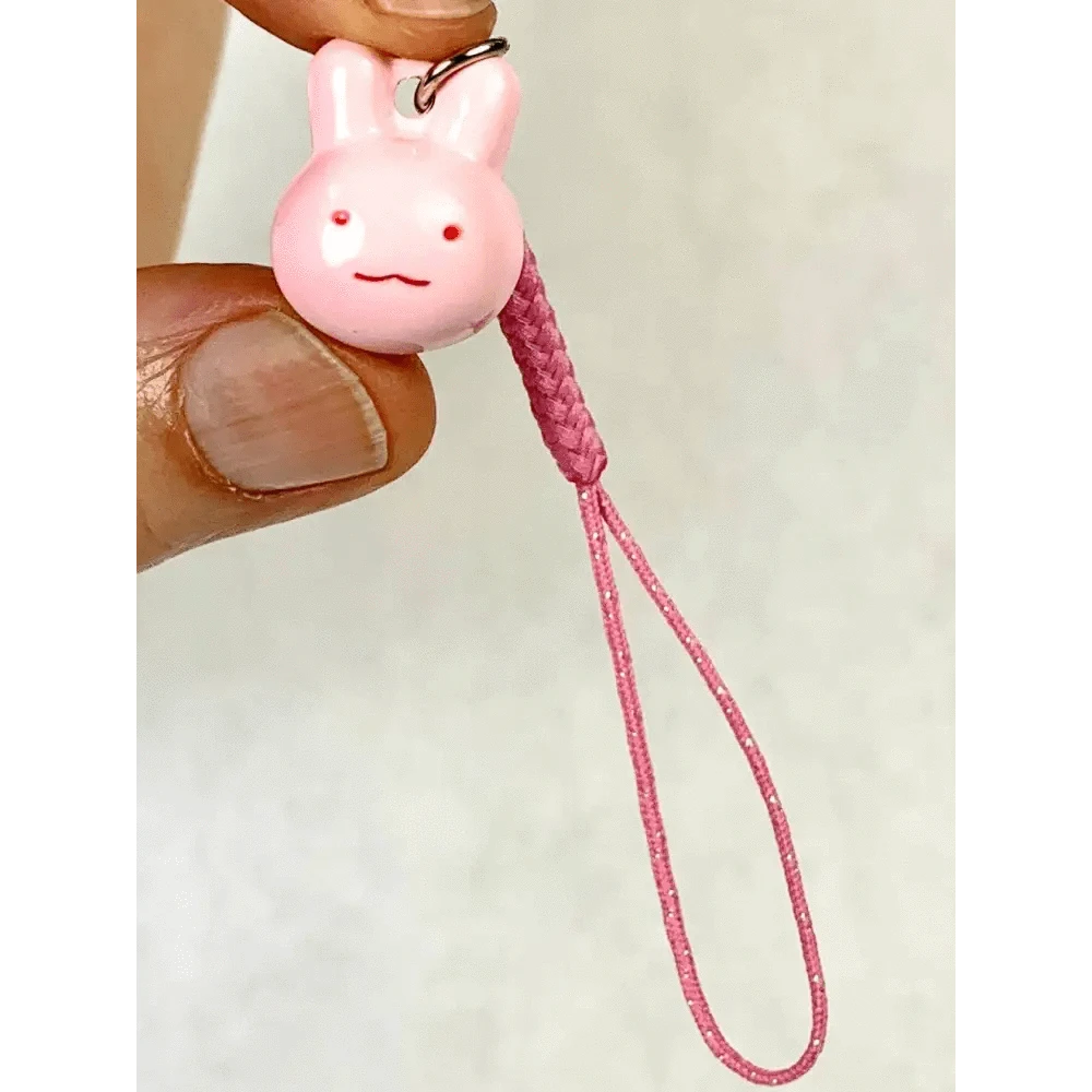 BCmini Keychains Pink Rabbit Bell