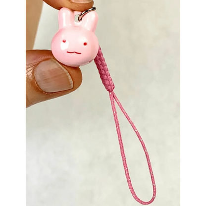 BCmini Keychains Pink Rabbit Bell