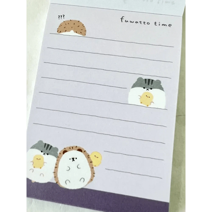 BCmini Memo & Notepads Hamster Hedgehog Mini Notepad