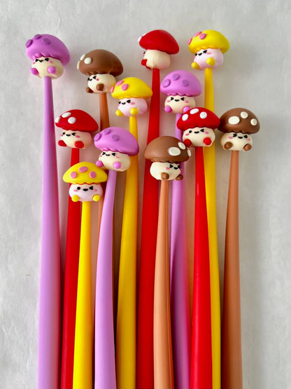 BCmini MUSHROOM BUDDY WIGGLE GEL PEN