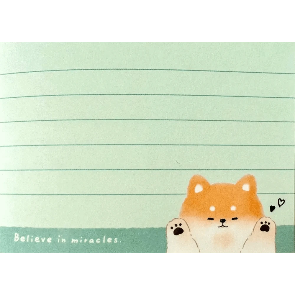 BCmini Notebooks & Notepads CRUX Shiba Dog Mini Notepad-10
