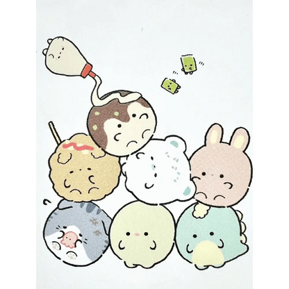BCmini Notebooks & Notepads Round Animals Takoyaki Mini Notepad
