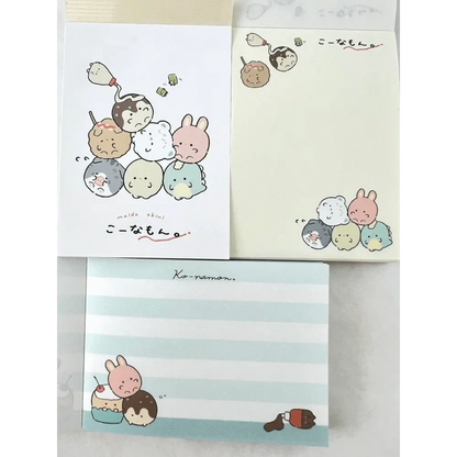BCmini Notebooks & Notepads Round Animals Takoyaki Mini Notepad