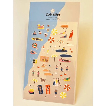 BCmini Sticker Sheet Beach Day Sticker Sheet