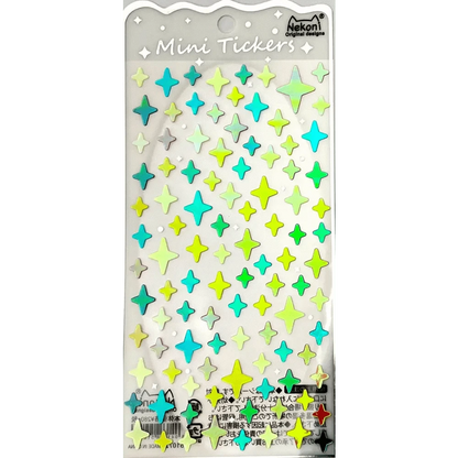 BCmini Sticker Sheet MINI CRYSTAL STAR STICKERS