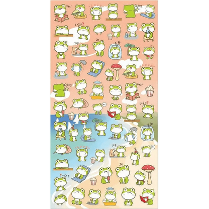 BCmini Sticker Sheet Nekoni Frog Sticker Sheet