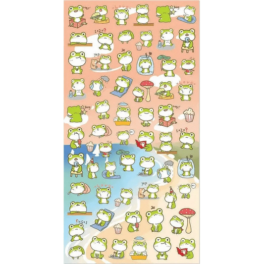 BCmini Sticker Sheet Nekoni Frog Sticker Sheet