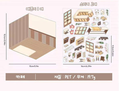 BCZShop 3D MY SHOP DECO STICKER