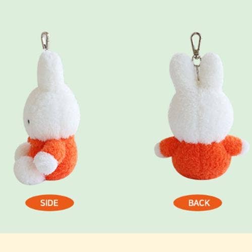 MIFFY SITTING PLUSH BACKPACK KEYCHAIN - ORANGE – Kinkan Gifts