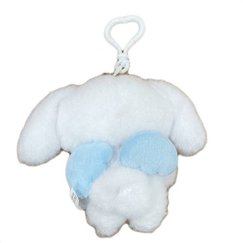 BCZShop Keychains Sanrio Fuzzy Heart Plush Keychain - Cinnamoroll