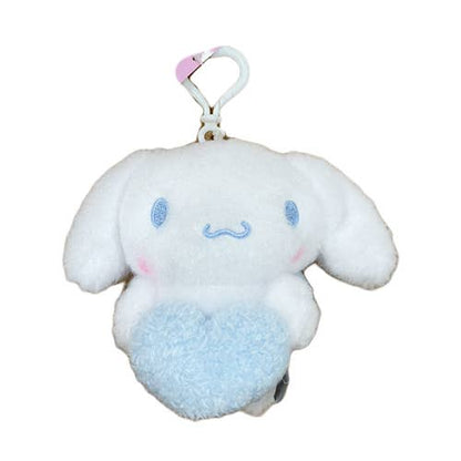 BCZShop Keychains Sanrio Fuzzy Heart Plush Keychain - Cinnamoroll