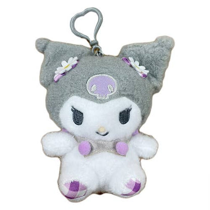 BCZShop Keychains Sanrio Plaid Plush Keychain - Kuromi